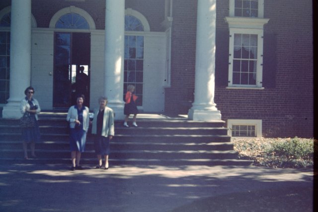 Monticello, when women and girls wore skirts, sweaters and pretty smiles.