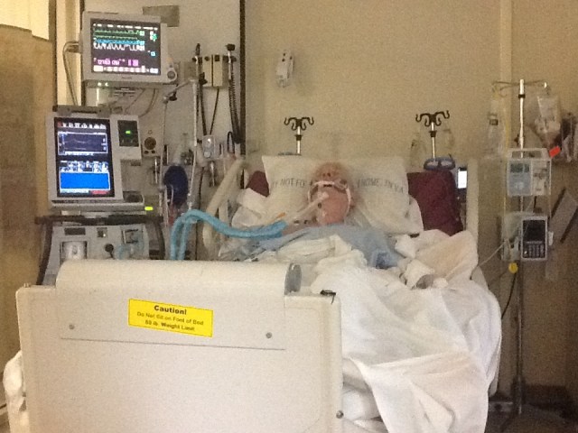 Dad at VAMCICU-May 2012